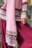 Moorland Fair Isle Scarf Candy